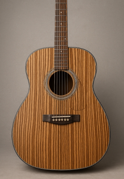 Zebra Wood Electric Guitar