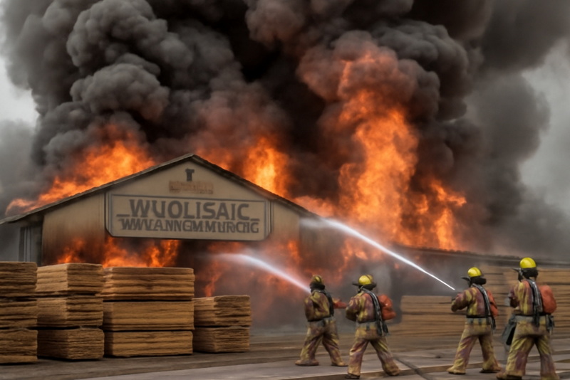 Wood Manufacturing Fire
