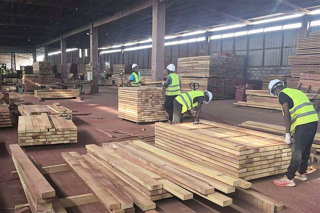 Padouk Wood factory