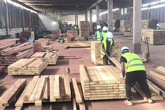Iroko Wood factory